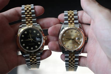 36 vs 41 mm rolex